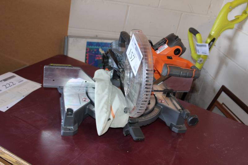 lot 157 image: Ridgid 10in. Chop Saw