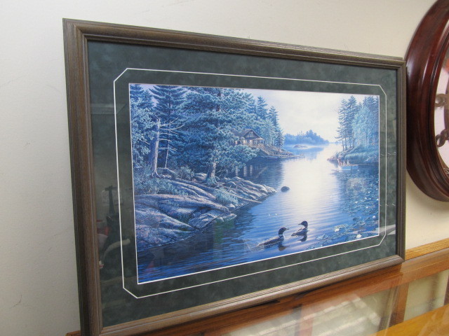 lot 18 image: Framed Signed & Numbered JAMES MEGER Wildlife Print