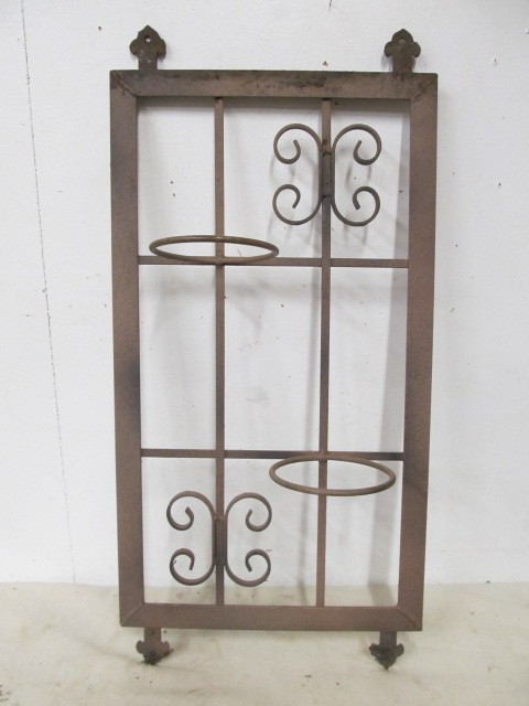 lot 24 image: Wrought Iron Plant Hanger