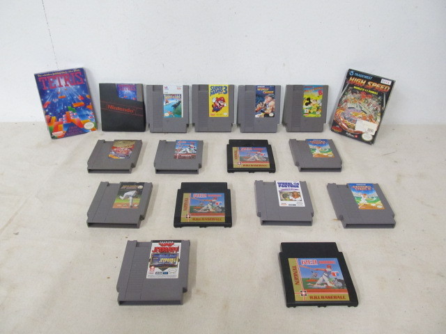 lot 36 image: Lot of Nintendo NES Video Games