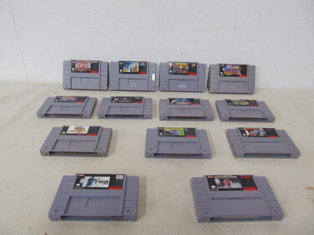 lot 37 image: Lot of Super Nintendo SNES Video Games
