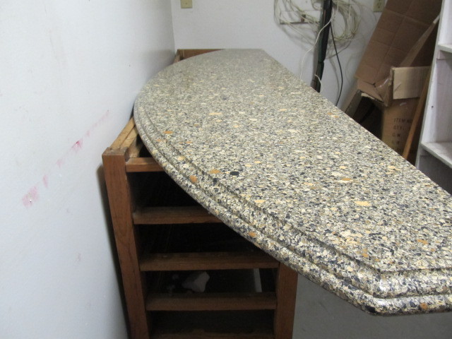 lot 57 image: Solid Marble 6 Bar Countertop 