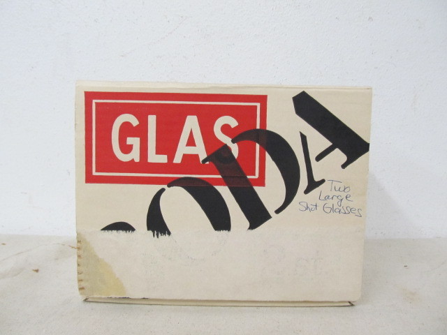 lot 45 image: Vintage Swedish BODA Hand Made Drinking Glasses wBox