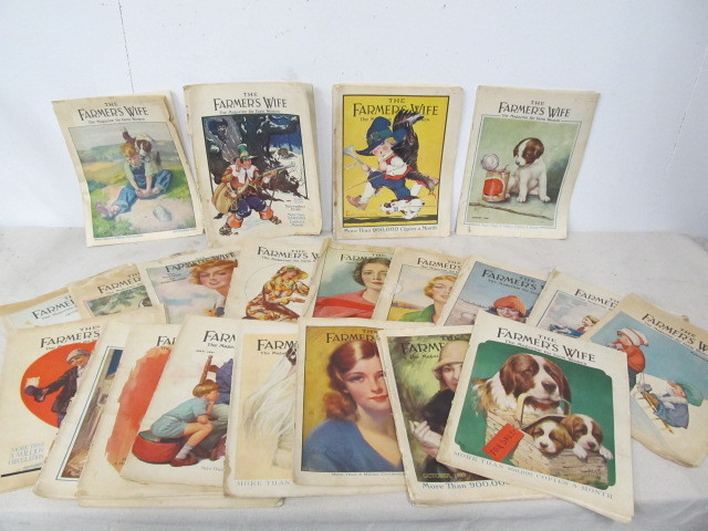 lot 53 image: Large Group of Orig 1920s & Early 30s FARMERS WIFE Magazines