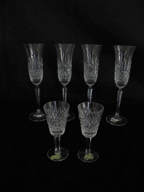 lot 130 image: Waterford & Mikasa Crystal Glasses