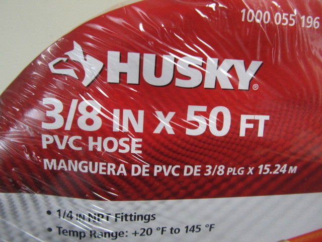 lot 135 image: Brand New HUSKY 50 PVC Air Hose