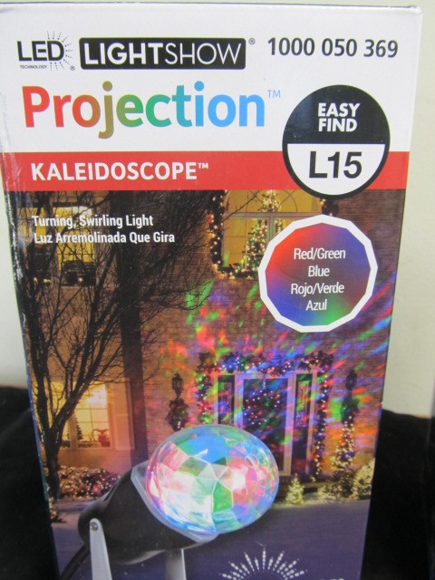 lot 136 image: 2 Brand New KALEIDOSCOPE Projection Christmas Lights