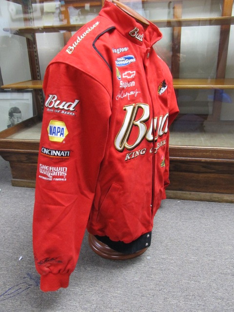 lot 121 image: Nice Budweiser Racing Jacket by Chase Drivers Line - Size L