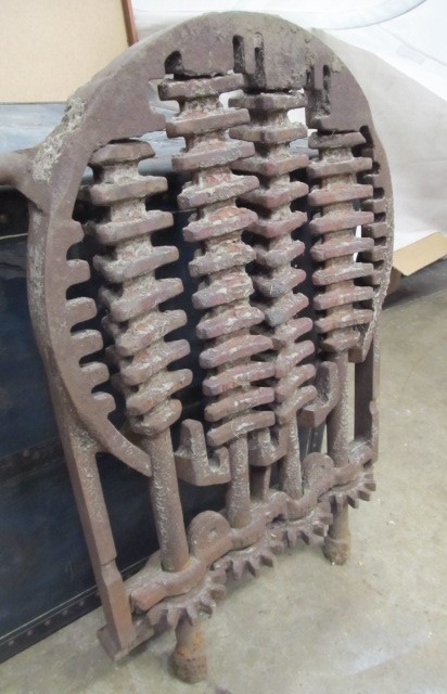 lot 154 image: Antique Cast Iron StoveBoiler Part