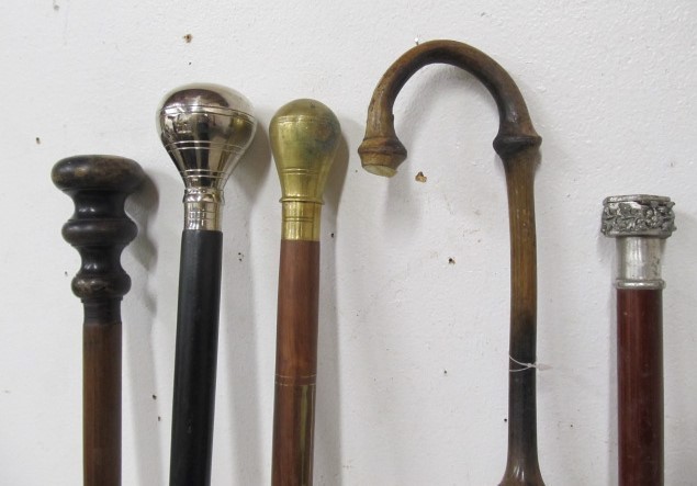 lot 155 image: Group of Vintage CanesWalking Sticks