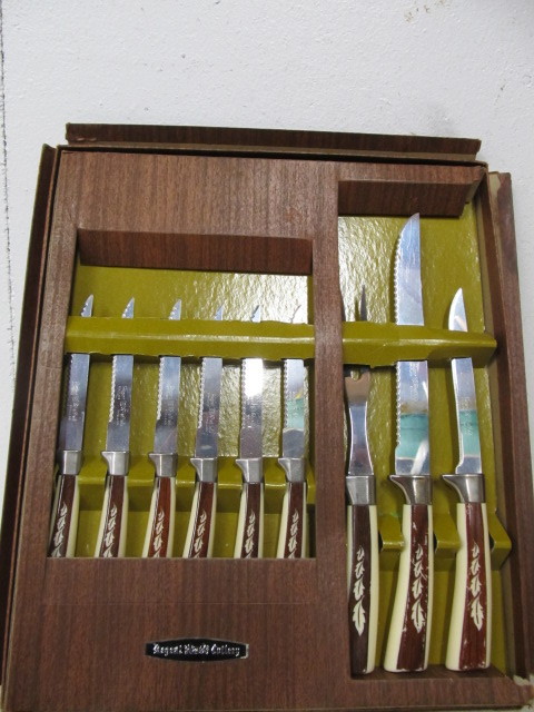 lot 152 image: Vintage SHEFFIELD Regent Cutlery Set