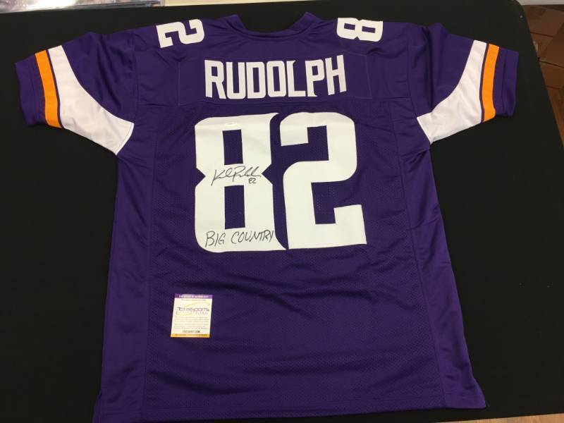 kyle rudolph signed jersey