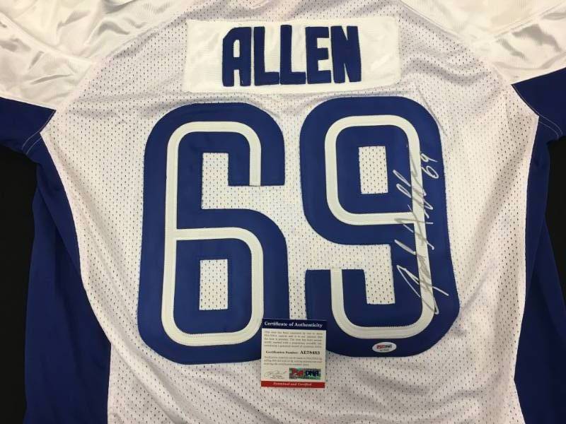 lot 4 image: Minnesota Viking Jared Allen Autographed Pro-Bowl Jersey - PSA Authenticated