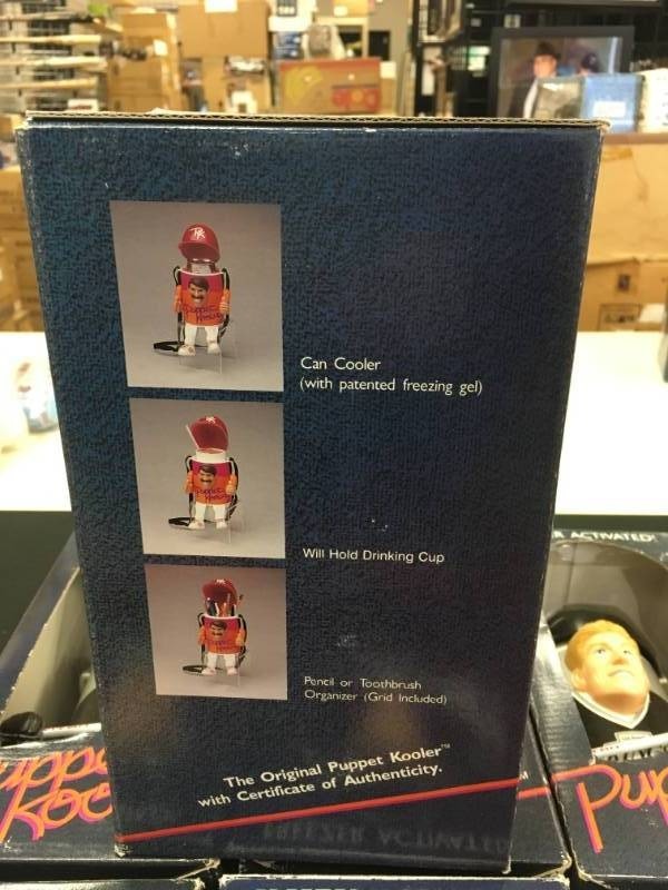 lot 20 image: Lot of (6) Wayne Gretzky Freezer Activated Puppet Coolers