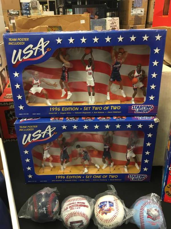 lot 42 image: Large Lot of Baseball and Basketball Items