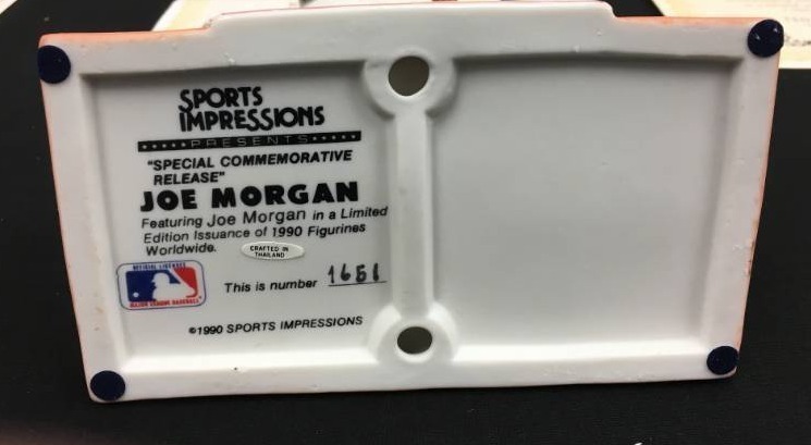 lot 57 image: Limited Edition Joe Morgan Sports Impressions Porcelain Statue