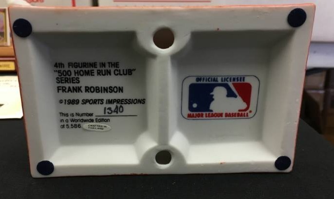 lot 63 image: Limited Edition Frank Robinson Sports Impressions Porcelain Statue