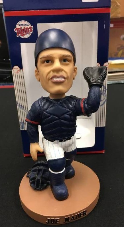 lot 74 image: Minnesota Twins  Joe Mauer  Bobblehead