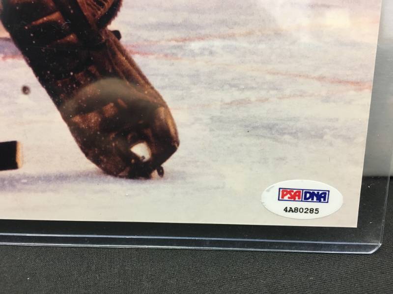 lot 81 image: USA Hockey  Jim Craig  Autographed 8x10 Photo