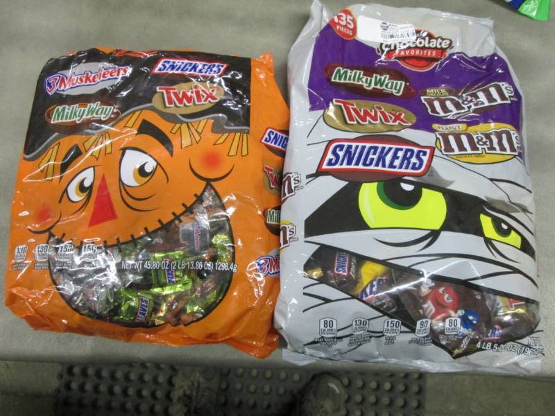 lot 25 image: Lot of 2 Large Bags of Mixed Candy...