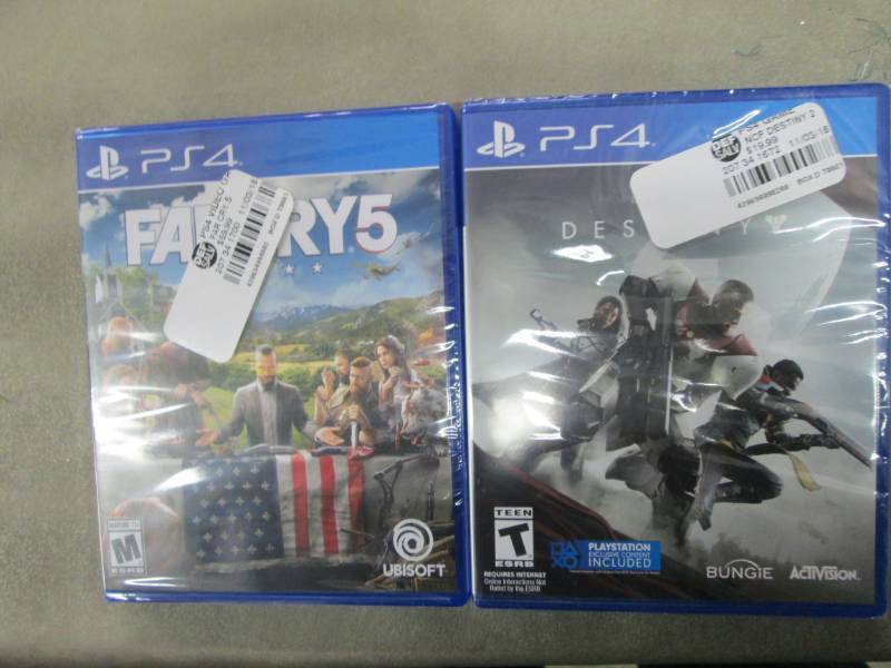 lot 30 image: 2 PS4 Games Destiny 2 Retail $14.79...