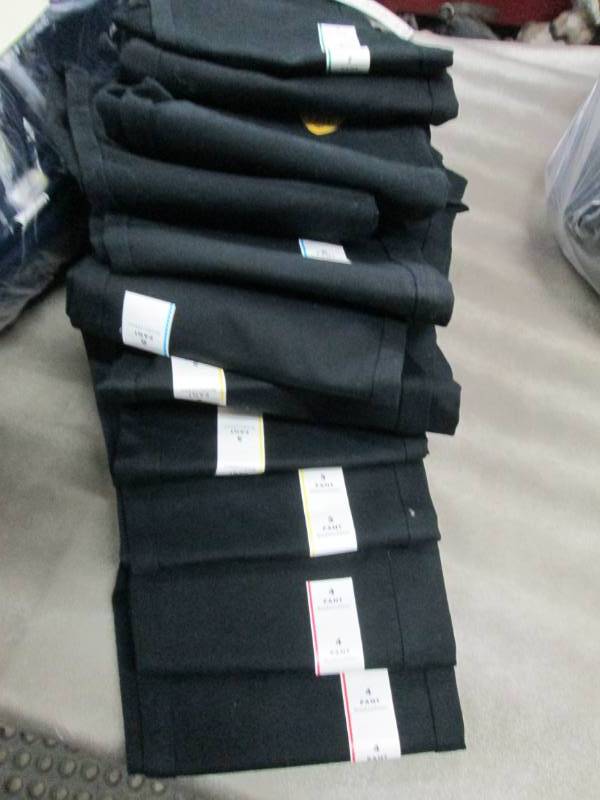 lot 49 image: Lot of 11 Cat & Jack Navy Uniform P...