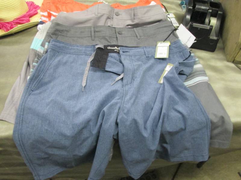 lot 82 image: Lot of 3 - Size 38 Swim Trunks Reta...