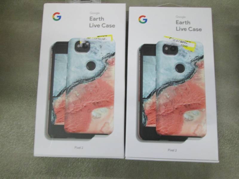 lot 107 image: Lot of 2 Google Pixel 2 Earth Live ...