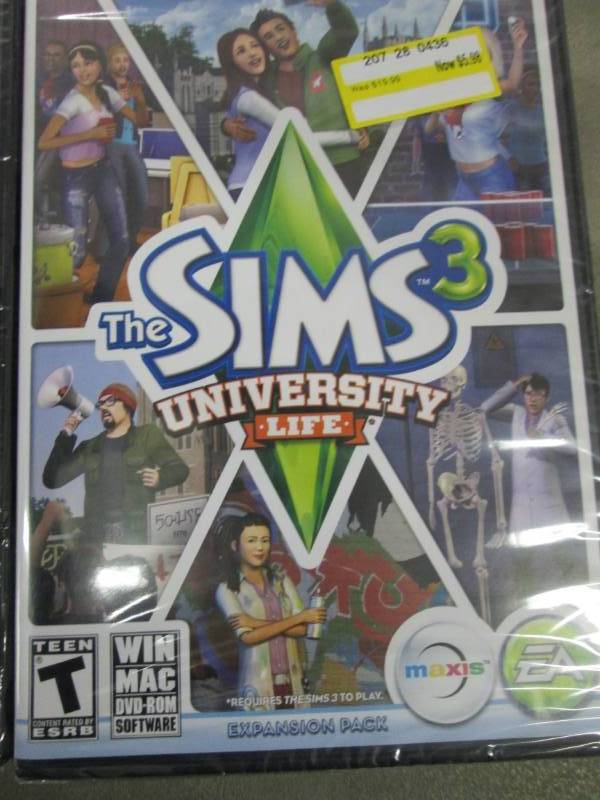 lot 121 image: Lot of 3 Sealed  WINMAC Sims 3 Gam...