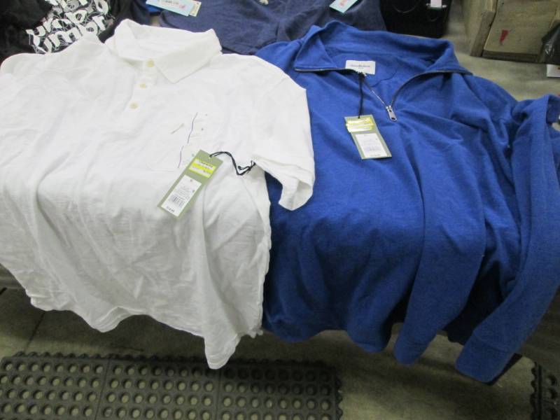 lot 126 image: NWT Mens XL Polo and Long Sleeved ...