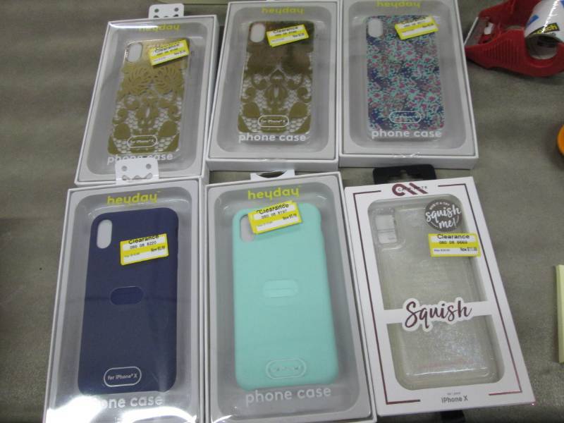 lot 152 image: Lot of 6 iPhone X Cases- see images...