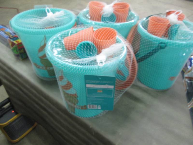 lot 221 image: Lot of 4 Antsy Pants Sand Toys...
