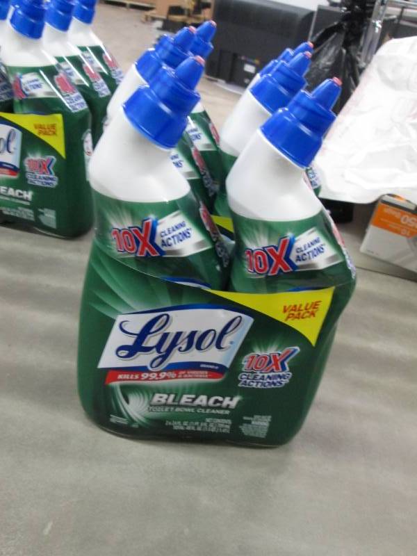 lot 249 image: Lot of 3- 2pks Lysol Toilet Bowl Cl...