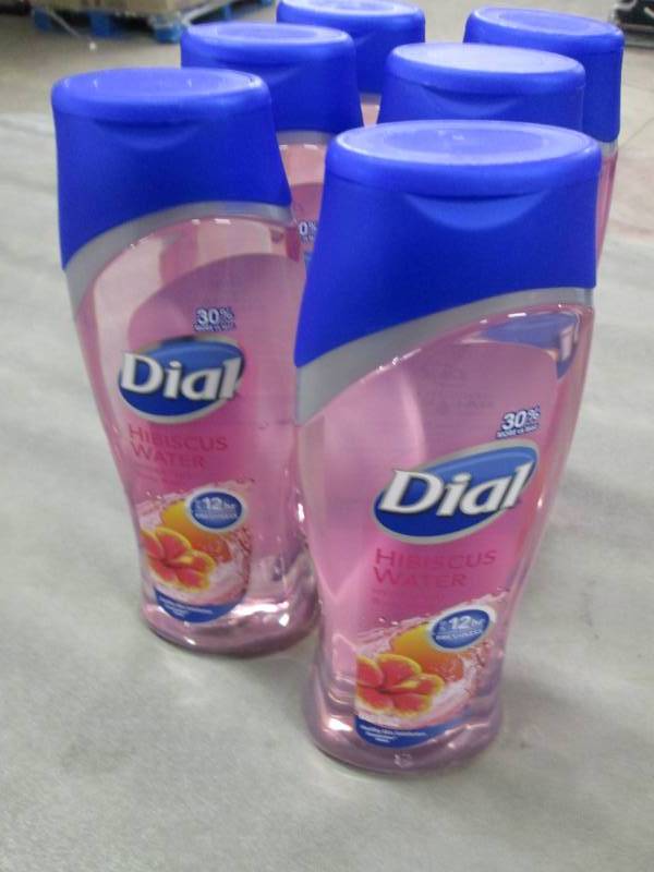 lot 251 image: Lot of 6 Dial Body Wash Hibiscus Wa...