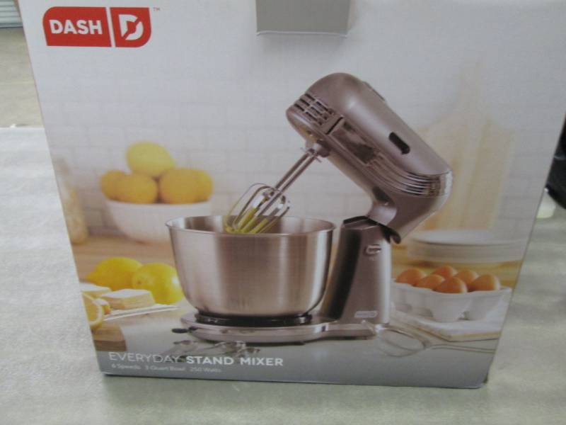 lot 270 image: Dash Every Day Stand Mixer open box...