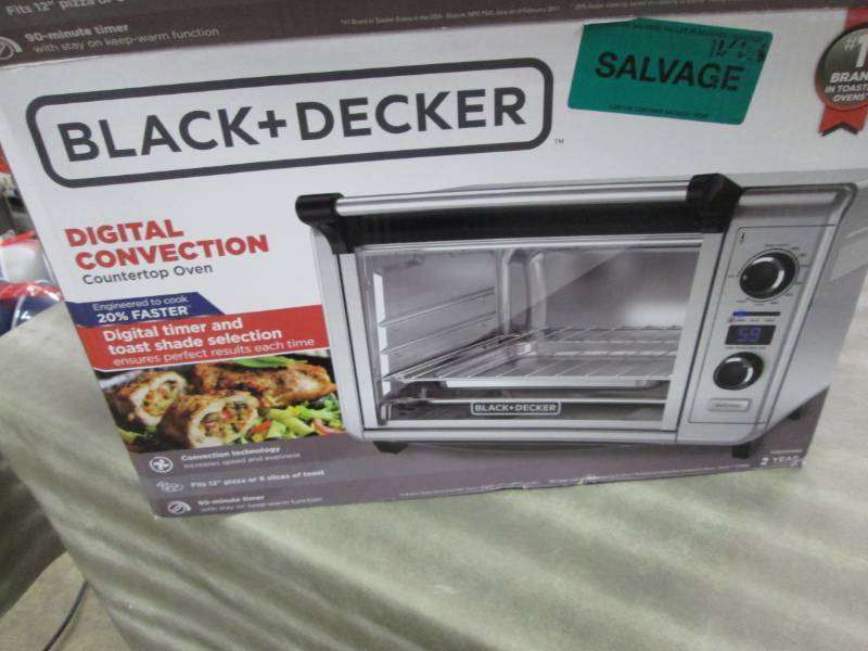lot 284 image: Black & Decker Digital Convection C...