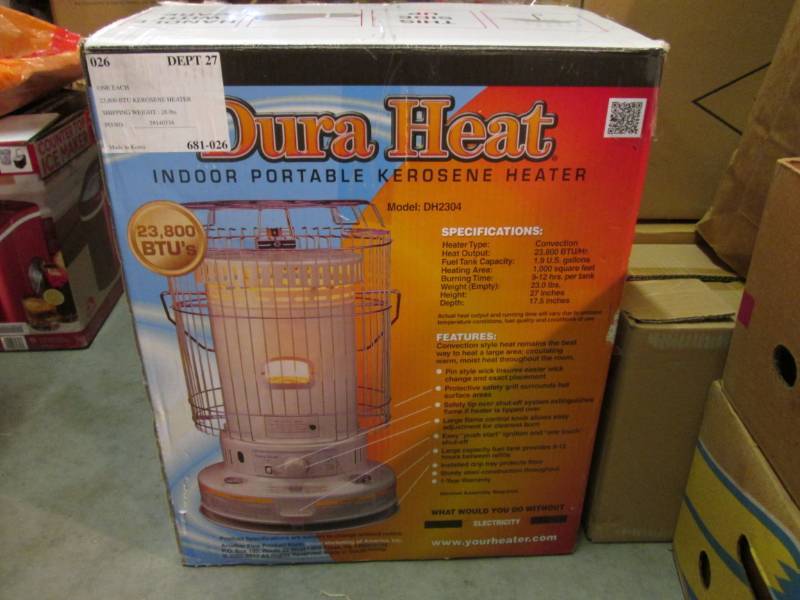 lot 8 image: Dura Heat Portable Kerosene Heater ...
