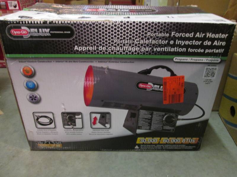 lot 12 image: Dyna-Glo Delux 30-60K BTU LP Forced...