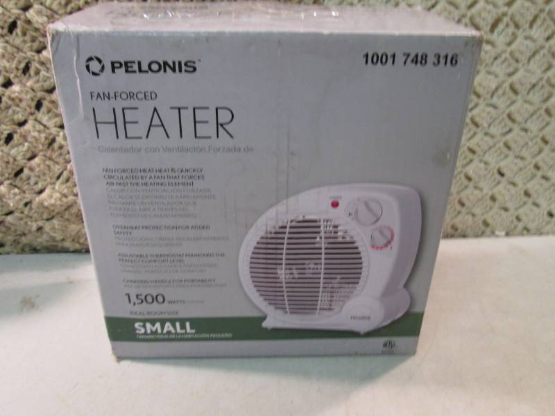 lot 15 image: Pelonis Fan-Forced Heater Open Box ...