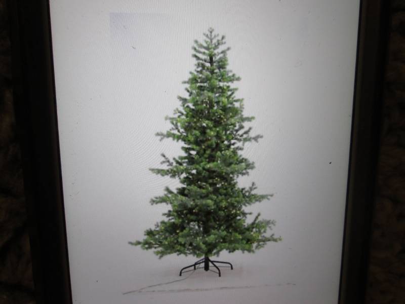 lot 20 image: Home Accents Holiday 7.5 ft Pre-Lit...