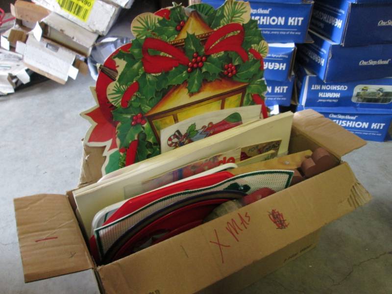 lot 41 image: Lot of Misc Christmas Decor See All...