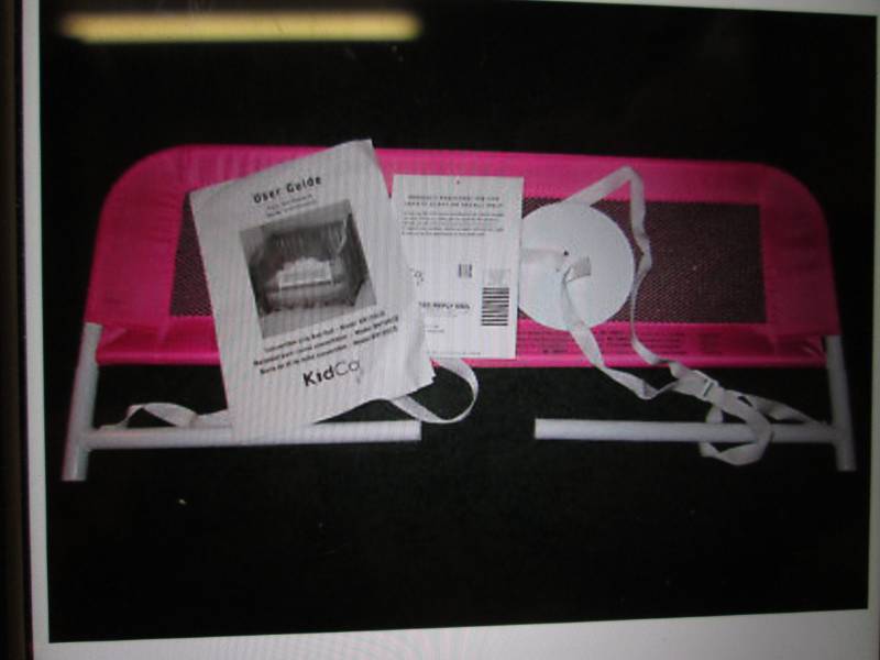lot 64 image: KidCo Mesh Bed Rail for Toddler Bed...