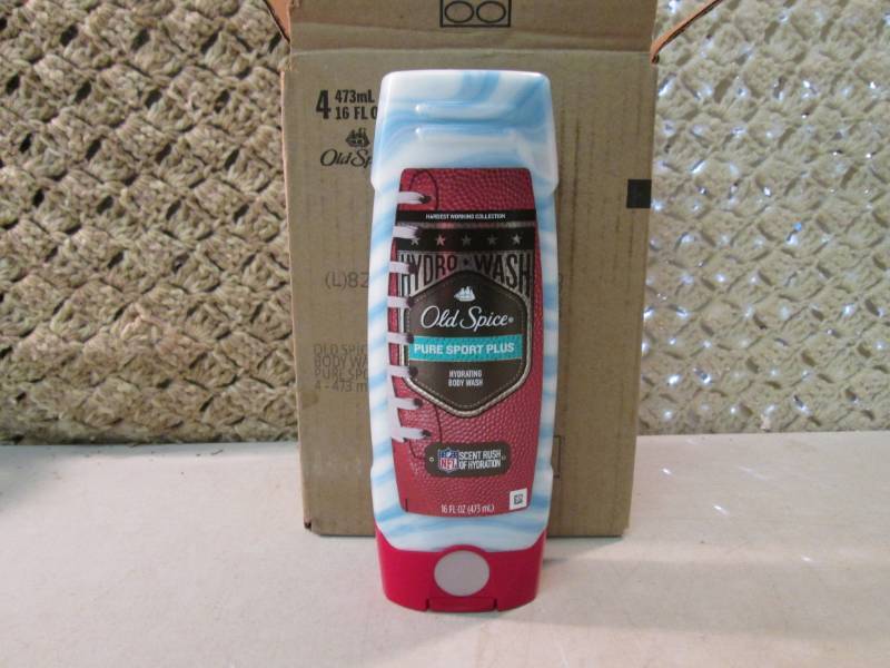 lot 89 image: Cae of 4 Bottles of Old Spice Hydro...