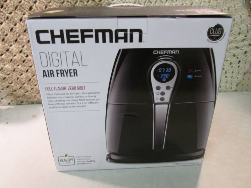 lot 103 image: Chefman Digital Air Fryer Cookbook ...