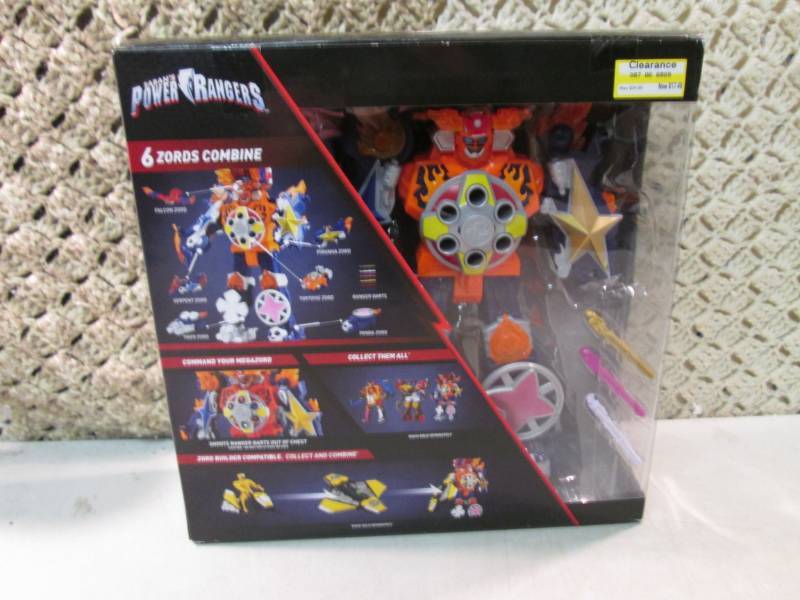 lot 115 image: Power Rangers Blaze Megazord 6 Zord...