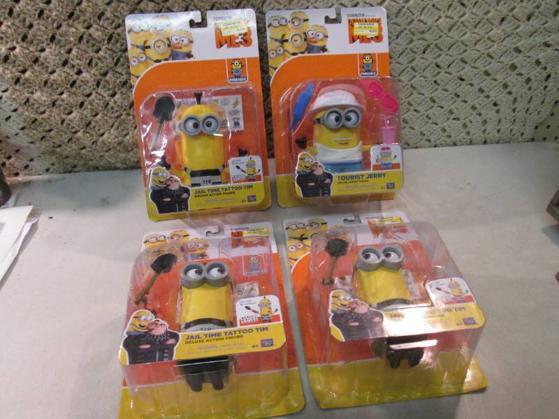 lot 116 image: Lot of 4 Despicable ME-3 FiguresTo...