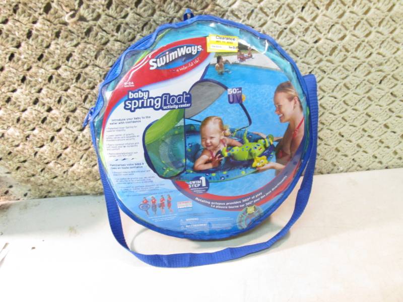 lot 123 image: SwimWays Baby Spring Float Activity...