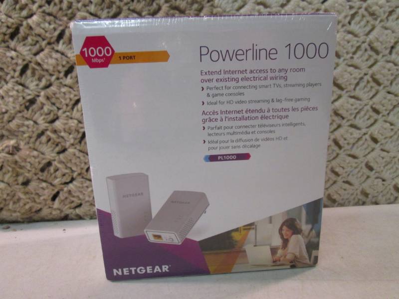 lot 166 image: NetGear PL1000 Powerline 1000 Exten...