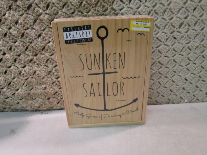 lot 168 image: Sunken Sailor Party Game of Drawing...