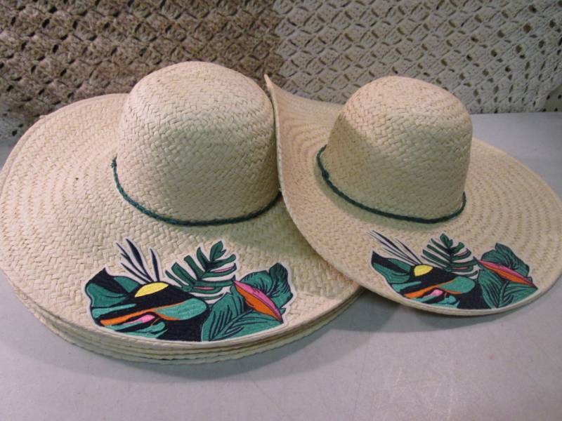 lot 174 image: Lot of 7 Sun Hats New with tags. Re...